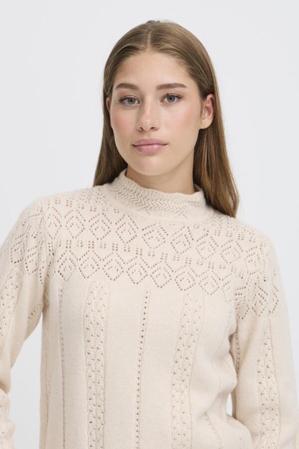 ICHI - Strickpullover Povoke Birch