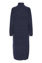 Lade das Bild in den Galerie-Viewer, ICHI - Strickkleid Dasila in Total Eclipse Blue
