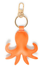 Lade das Bild in den Galerie-Viewer, ICHI - Schlüsselanhänger Oktopus in orange Pepper
