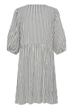 Load image into Gallery viewer, ICHI - Kleid Marrakech in Totale Eclipse Stripe
