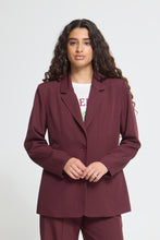 Lade das Bild in den Galerie-Viewer, ICHI - Oversize Blazer Fava in Port Royal Melange
