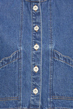 Load image into Gallery viewer, ICHI - Weste Palou in  Washed Dark Blue
