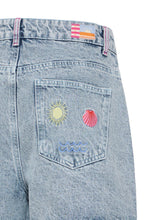 Lade das Bild in den Galerie-Viewer, ICHI - Shorts Laveny in Light Blue Bleached
