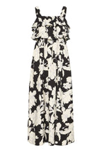 Lade das Bild in den Galerie-Viewer, ICHI - Kleid Hemma in black white flower
