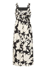 Lade das Bild in den Galerie-Viewer, ICHI - Kleid Hemma in black white flower
