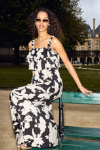 Lade das Bild in den Galerie-Viewer, ICHI - Kleid Hemma in black white flower
