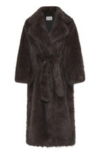 Lade das Bild in den Galerie-Viewer, ICHI -  Mantel Havuza in Chocolate Brown Melange
