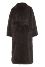 Lade das Bild in den Galerie-Viewer, ICHI -  Mantel Havuza in Chocolate Brown Melange
