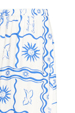 Lade das Bild in den Galerie-Viewer, ICHI - Rock Firisa in blue tile print
