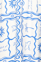 Load image into Gallery viewer, ICHI - Kleid Firisa in blue tile print
