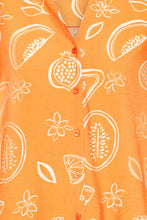 Load image into Gallery viewer, ICHI - Bluse Falura in Orange Fruit Print
