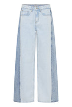 Load image into Gallery viewer, ICHI - Jeans Bauve Mix Wide in Medium Blue
