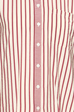 Load image into Gallery viewer, ICHI - Bluse Louri in  Rhododendron/White Stripe
