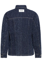Lade das Bild in den Galerie-Viewer, ICHI  - Jeans Bluse Salia in Dark Blue Broken Denim
