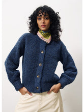 Load image into Gallery viewer, FRNCH Paris - Cardigan Megane navy blue
