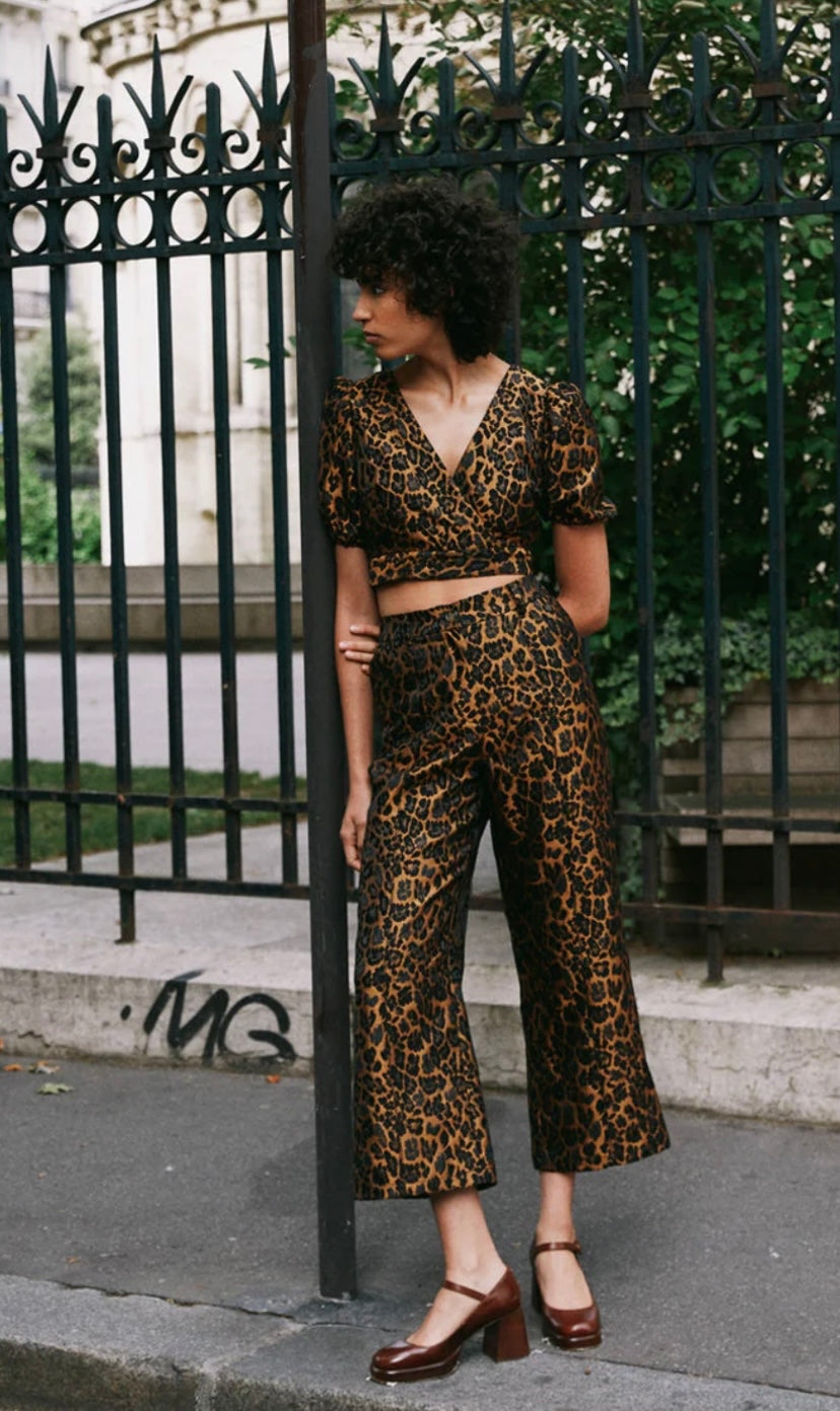 FRNCH Paris - Hose Zita Leopard