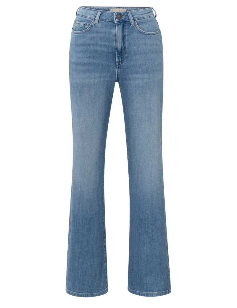 YAYA - Jeans mit weiten Bein Blue Denim