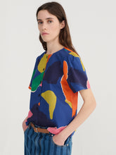 Load image into Gallery viewer, BOBO Choses - Crop Bluse blooming color pattern
