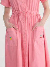 Lade das Bild in den Galerie-Viewer, BOBO Choses - Hemdkleid mit V-Ausschnitt in rosa
