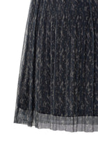 Load image into Gallery viewer, YAYA - Mesh Mini Skirt Blueberry Blue Print 
