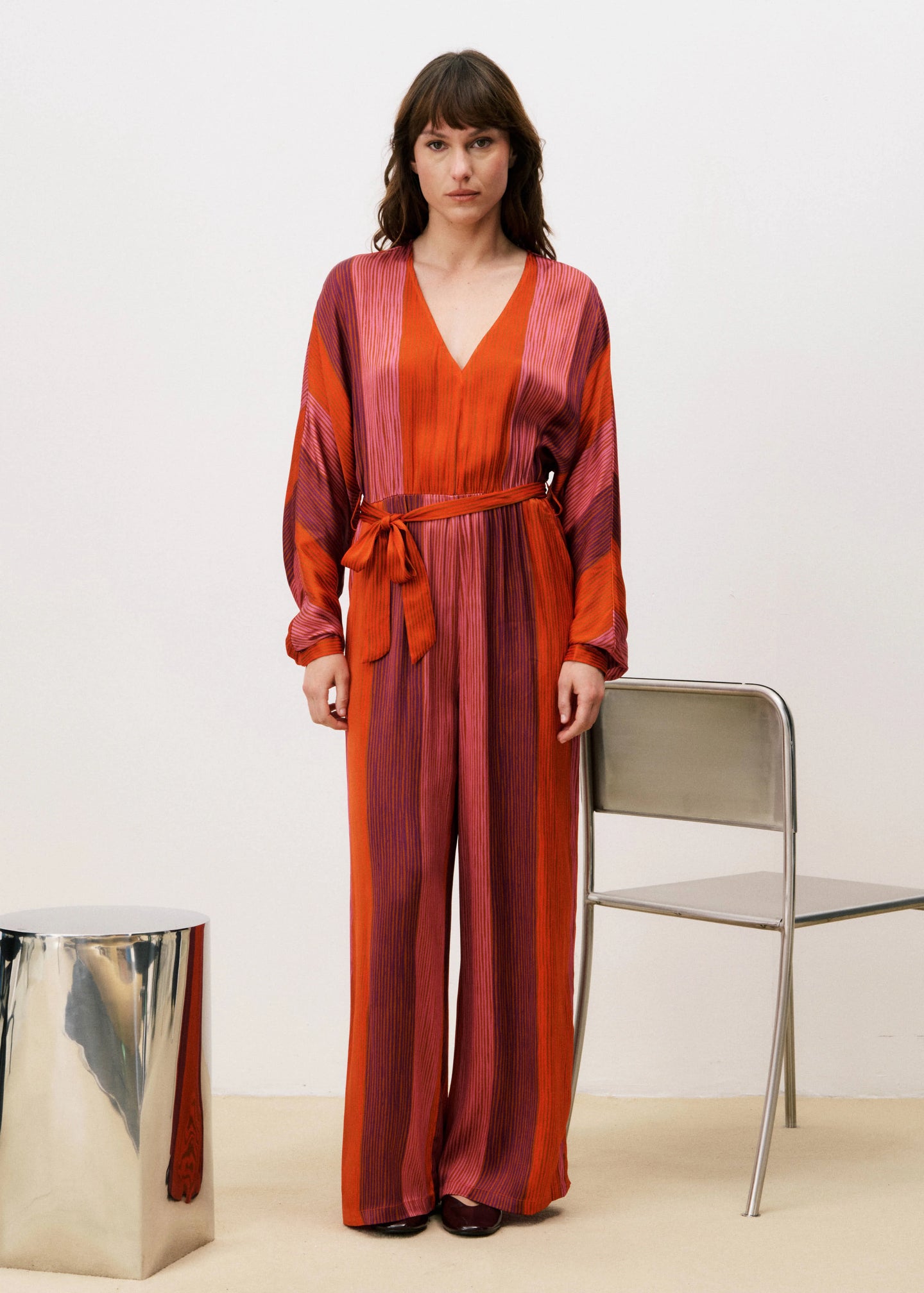 FRNCH - Jumpsuit Dougla Rayures Print