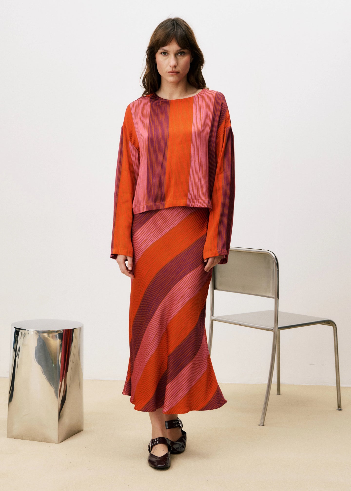 FRNCH - Rock Khan in Rayures Print