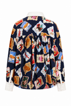 Load image into Gallery viewer, FRNCH - Bluse Avon in Timbres Print
