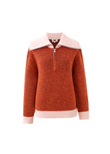 Load image into Gallery viewer, FRNCH - Pullover mit Zipper Paloma Rouge
