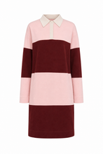 Lade das Bild in den Galerie-Viewer, FRNCH - Strickkleid Shirane in Rose Streifen

