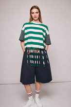Load image into Gallery viewer, Wiya - Streifen Shirt mit Fransen
