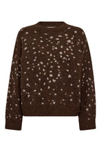 Load image into Gallery viewer, A-View - Deer Knit Pullover - Brown/Sand
