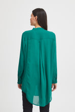 Load image into Gallery viewer, ICHI - Langarm Bluse Cadmium Green
