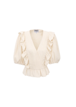 Load image into Gallery viewer, FRNCH Paris - Louanne Cream Blouse

