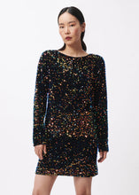 Lade das Bild in den Galerie-Viewer, FRNCH Paris - Pailletten Kleid Dijar Multicolore

