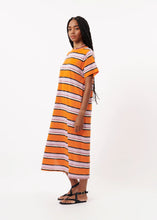 Lade das Bild in den Galerie-Viewer, FRNCH Paris - Kleid Armony Orange Streifen
