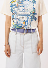 Load image into Gallery viewer, FRNCH Paris - T-shirt Andie Cream Frnch Area Print
