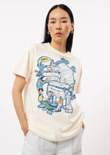 Load image into Gallery viewer, FRNCH Paris - T-shirt Andie Cream Frnch Area Print
