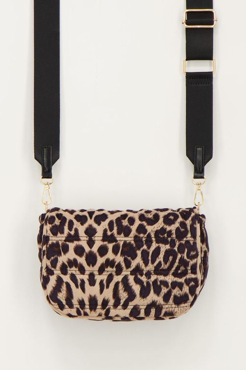 My Jewellery - black leopard shoulder bag