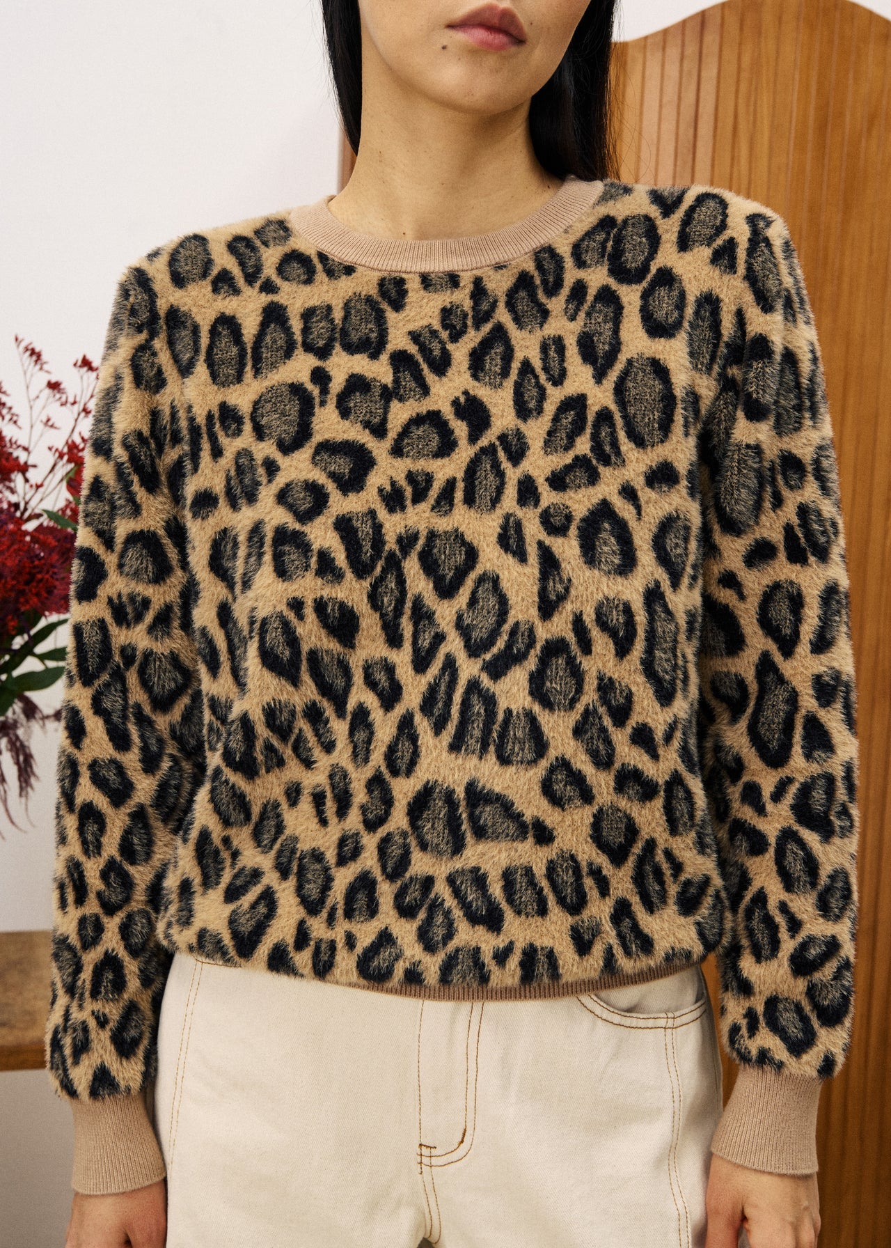 FRNCH - Leoparden Pullover Canna