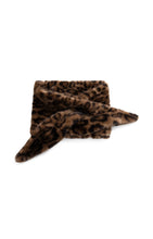 Load image into Gallery viewer, YAYA - Schal aus Fellimitat mit Leopardenmuster in Cocoa Brown Dessin
