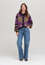 Load image into Gallery viewer, Harper &amp; Yve - Cardigan Jacke Jazz Violett Green Tea
