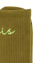 Load image into Gallery viewer, ICHI - Socks Paris Green Moss
