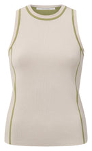 Load image into Gallery viewer, YAYA - Knitted tank top Ivory White design
