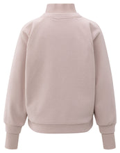 Lade das Bild in den Galerie-Viewer, YAYA - Sweatshirt mit gerippten Kragen in Shadow Gray Pink
