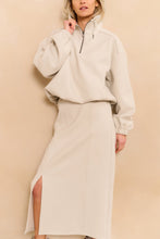 Lade das Bild in den Galerie-Viewer, YAYA - Sweatshirt mit Ballonärmel in Cloud Grey Melange
