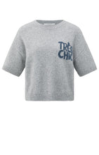 Load image into Gallery viewer, YAYA - Strickpullover Tres Chic Light Grey
