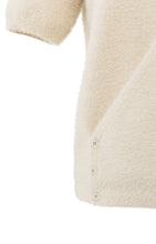 Load image into Gallery viewer, YAYA - flauschiger Pullover in Wickeloptik Chalk White
