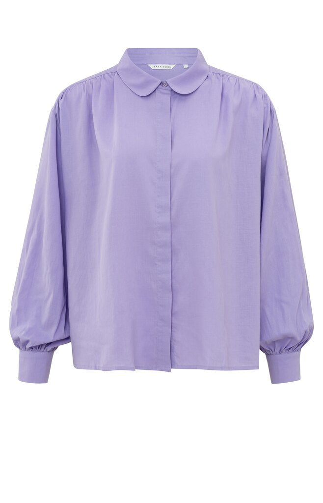 YAYA - Oversize Bluse Lavender Purple