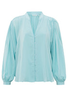 Load image into Gallery viewer, YAYA - Oversize Bluse Sea Angel Blue
