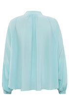 Load image into Gallery viewer, YAYA - Oversize Bluse Sea Angel Blue
